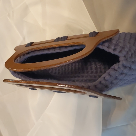 Boho Crocheted Clutch Purse - Picture 2 of 4